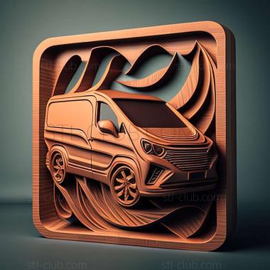 3D мадэль Toyota ProAce (STL)
